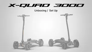 Unboxing and setting up the All New X-Quad 3000 by Cycleboard