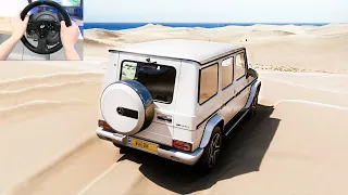 Extreme OffRoad Driving Mercedes-Benz G-Class - Forza Horizon 5 (Steering Wheel) 4k Gameplay