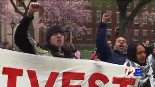 Brown students demand university’s divestment of Israel-Palestine war