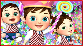 Candy & Sweets Festival 🍥🍥| Kids Songs | Banana Cartoon 3D Nursery Rhymes Baby & Kids Songs