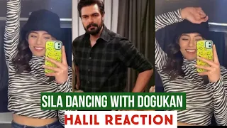 Sila Turkoglu Dancing with Dogukan Gungor! Halil Ibrahim Ceyhan Reaction