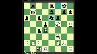 Magnus Carlsen vs Anatoly Karpov (World Blitz Moscow 2007)