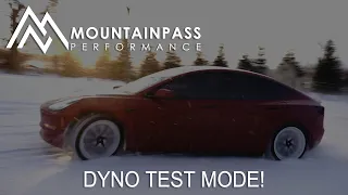 Tesla Model 3 - How To Activate DYNO TEST MODE!