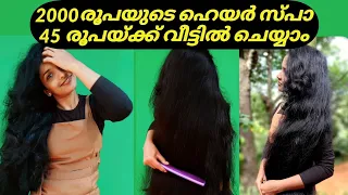 Hair Spa at home with natural ingredients ❤DIY and result❤Smooth,straight and Shiny hair❤Salon style