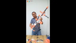 Súng Nerf DIY mua 1 bộ lắp 10 mẫu I Chú Tùng Ham Vui