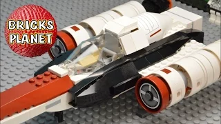 Z-95 Headhunter LEGO Star Wars 75004 set - Review, Stop motion, Time-Lapse build