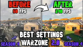 BEST PC Settings for Warzone 2 SEASON 4! (Optimize FPS & Visibility)