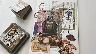 Spooky Halloween Junk Journaling with Printable Etsy Ephemera