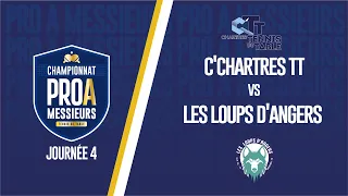 PRO A MESSIEURS | J4 |  C'CHARTRES - LES LOUPS D'ANGERS TT