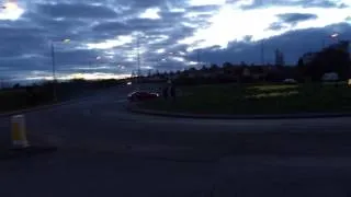 E92 BMW M3 drifting -roundabout