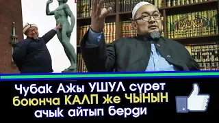 Чубак Ажы УШУЛ сүрөт боюнча АЧЫГЫН айтты  | Акыркы Кабарлар