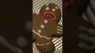 I made the Shrek gingerbread man!