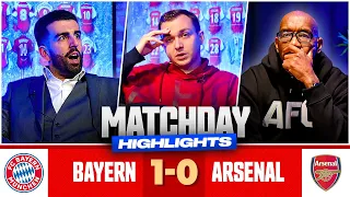 Arsenal Exit The Champions League | Bayern Munich 1-0 Arsenal | Match Day Highlights