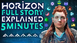 The Horizon Zero Dawn Story Explained In 5 mins! - Watch This Before You Play Horizon Forbidden West