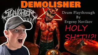 THE BEST SONG YET!!?! I Slaughter To Prevail - Demolisher Drum Playthrough by Evgeny Novikov I