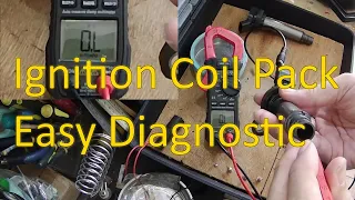 Testing ignition coil pack with multimeter - this is how it's done