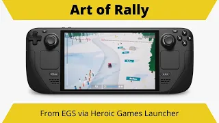 Art of Rally - Steam Deck Gameplay