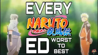 EVERY Naruto: Shippuden Ending Ranked WORST to BEST! (1-40)