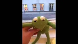 Kermit fällt hin