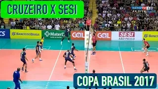 Cruzeiro x Sesi - Semifinal - Copa Brasil Masculina de Vôlei 2017