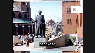 1950s Denmark, Landmarks and Statues, Holiday Travelogue, 16mm