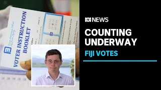 Counting begins in Fiji national election after technical problems overnight | ABC News