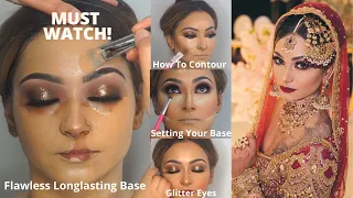 Baraat MakeUp Tutorial | Easy Step By Step | Long Lasting Base | Cover Pigmentation | Beginners