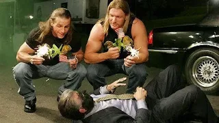 DX gives Mr. McMahon a surprise in his limo! 07/03/2006