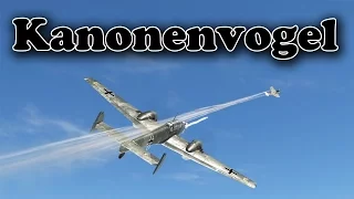 War Thunder Sim Live - BF 110 C4 - Ground Strike [1080p][60FPS]