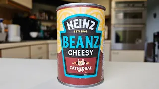 WHAT A JOKE! New Heinz Beanz Cheesy Cathedral City Review