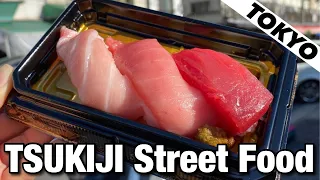 Top5 Tokyo Street Food  in Tsukiji Fish Market☆ TOKYO FOOD RANKING!!☆ Japan vlog