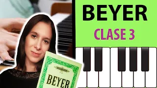 🎹  PIANO desde 0 - 📗 Método BEYER 📗 (CLASE 3 - Piezas 10 y 11) Curso Online + Partitura PDF