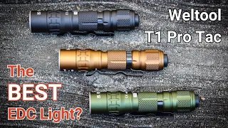 Is this the BEST EDC flashlight?! - Unboxing and Overview of the Weltool T1 Pro Tac