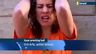 Israeli Settler's Miley Cyrus Parody: Orit Arfa posts provocative 'Gaza Wrecking Ball' video