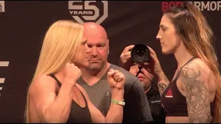 UFC 225: Holly Holm vs. Megan Anderson Weigh-In +Staredown