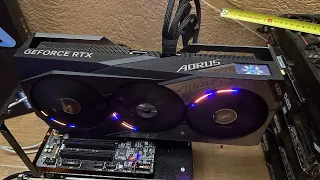 RTX 4090 Aorus Master - Лучшая видеокарта для майнинга и гейминга, но есть нюанс...