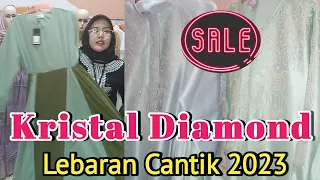 Model gamis terbaru 2023 simple elegan • Kristal Diamond Santi Collection #fashionmurah