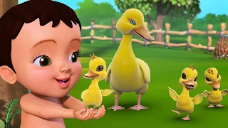 குள்ளக் குள்ள வாத்து குவாக் குவாக் வாத்து | Tamil Rhymes for Children Collection | Infobells