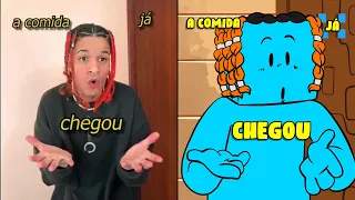 Eu Recriei os Tiktoks dos Youtubers No Minecraft