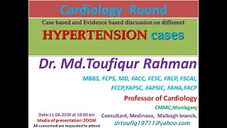 Case based and evidence based approach to different cases of hypertension