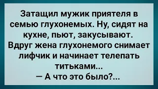 Жена Глухонемого Сняла Лифчик и Показала! Сборник Свежих Анекдотов! Юмор!