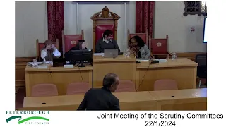 Joint Meeting of the Scrutiny Committees  -  22/01/2024
