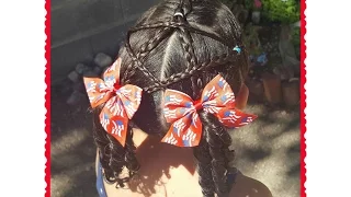 Braided Star Hair Tutorial /4th of July/ Independence Day/ Fourth of July/ Memorial Day