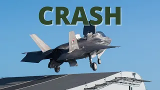 INSANE: F35 Jet CRASH off aircraft carrier!