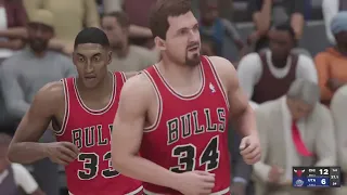 97-98 Utah Jazz vs 97-98 Chicago Bulls PS5 gameplay