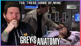 First time watching Grey's Anatomy REACTION 7x6 'These Arms of Mine'