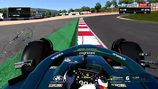 Sebastian Vettel onboard lap | Portimao Circuit | F1 22 (No assists)