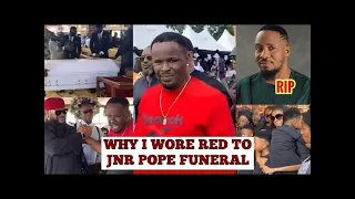 Why I Chose To Wear Red To Junior Pope's Funêral, Angela Okorie Exposed Him