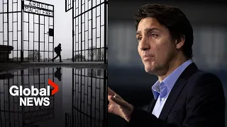 Holocaust remembrance day: Trudeau says “dark corners” of antisemitism on the rise in Canada | FULL