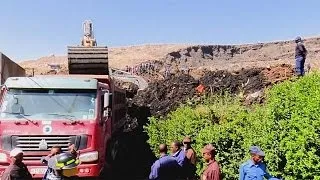 В пригороде Аддис-Абебы люды погибли под лавиной бытовых отходов